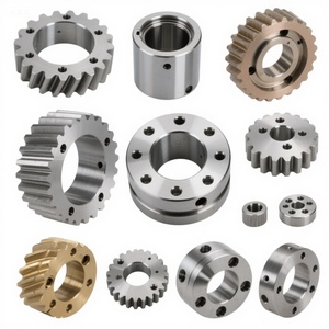 Componentes de maquinaria industrial de bajo ruido de alto par SpurGears de latón de acero personalizado fresado CNC de precisión - Product Image 1