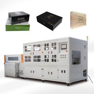 Tea box cellophane wrapping machine heat shrink tube wrap