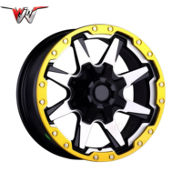 17 jantes de voiture tout-terrain profondes concaves 4x4 5*114.3 6*139.7 en alliage pour A90 Charger Mustang Jeep Wrangler Ranger Broncoado 1500