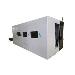 Máquina de Corte Láser de Fibra Metálica con Mesa de Intercambio Totalmente Cerrada, Acero Inoxidable y Carbono, Alta Eficiencia 1500W 2000W 3000W 12000W - Product Image 6