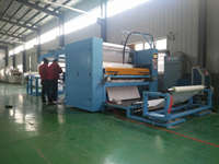 Machine à laminer électrique automatique à colle thermofusible PUR avec moteur pour draps et textiles
