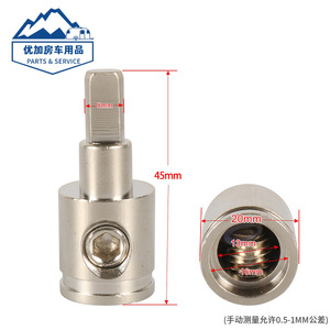 Conector de Altavoz de 9.4mm de Diámetro, Tipo RCA, Conector de Audio y Video en Línea - Product Image 5