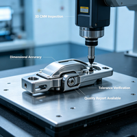 Loquet de capot réglable en aluminium 6061 usiné CNC et fil d'acier inoxydable usiné par électroérosion