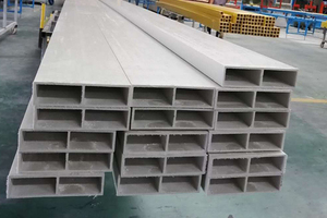 Perfil Rectangular de Fibra de Vidrio, Perfil FRP, Perfil GFRP, para Soporte de Techos en Edificios - Product Image 3