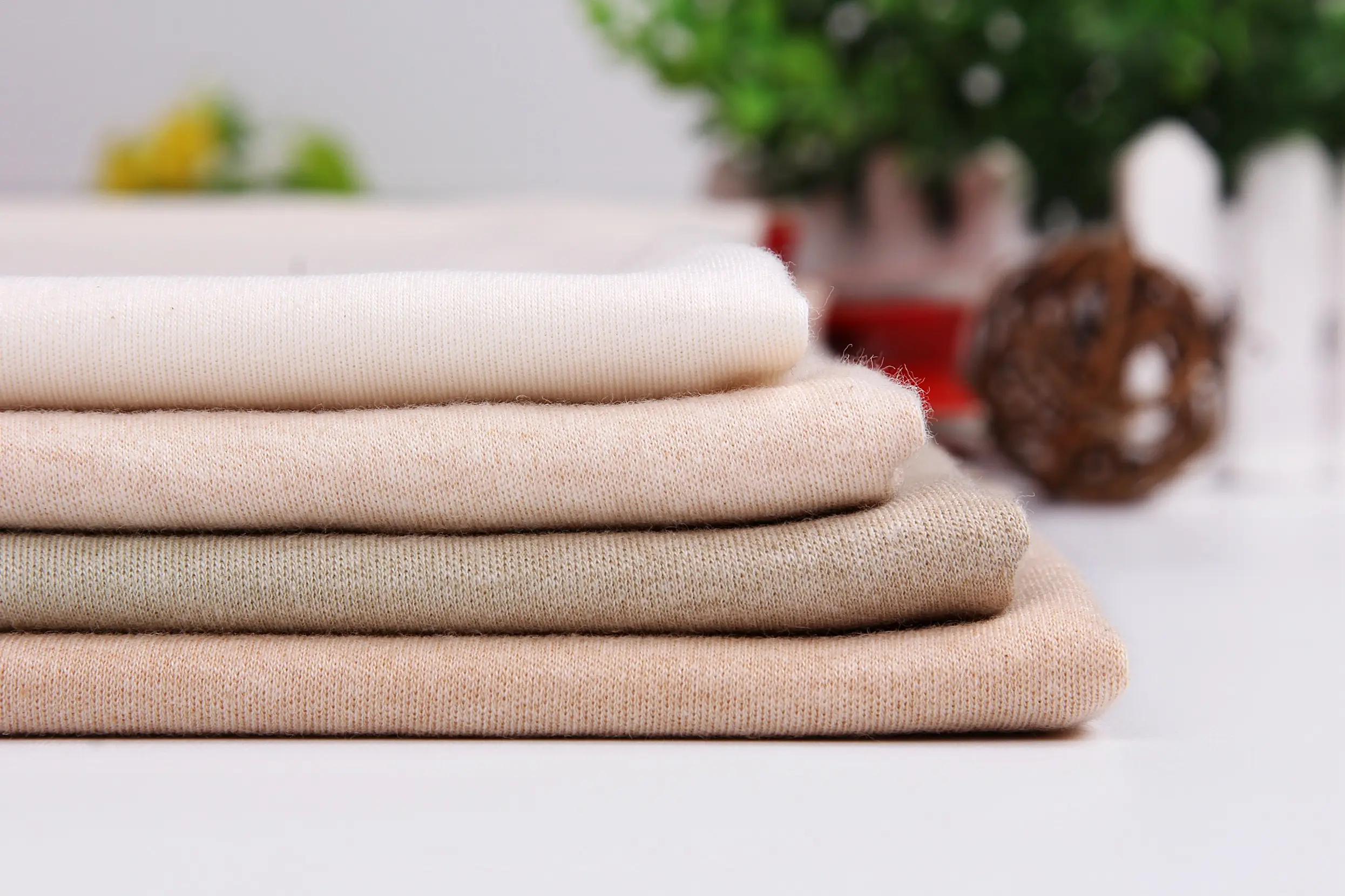 Wholesale Custom Design Solid Eco-friendly Soft Interlock 100% Organic Cotton Fabrics for T-shirt