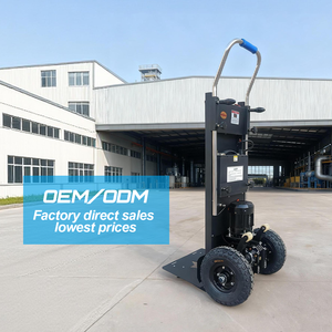 Carrello Elettrico Pieghevole <span class=keywords><strong>a</strong></span> Quattro <span class=keywords><strong>Ruote</strong></span> <span class=keywords><strong>per</strong></span> Salire le Scale, in Metallo, con Opzione OEM, Capacità di Carico 400kg, <span class=keywords><strong>per</strong></span> Uso Industriale - Product Image 2