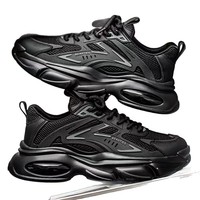 Sneakers Chunky con Suola Rialzata da Uomo |   Tomaia in rete traspirante |   Scarpe da Corsa Casual Sportive alla Moda con Suola Morbida e Spessa, Versatili