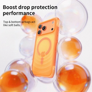 Funda Magnética Translúcida Mate con Diseño Ondulado para iPhone 18 17 16 Pro Max, Compatible con Carga Inalámbrica, Botones con IA, Cubierta Protectora - Product Image 5