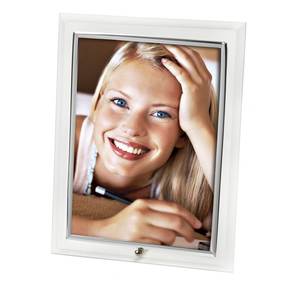 Cadre photo en cristal avec verre vertical 100x150mm, cadre en métal, impression sérigraphique décorative, taille 5x7 - Product Image 1