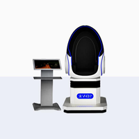 Fauteuil VR 9D à faible investissement, cinéma à siège unique, mouvement dynamique, réalité virtuelle, fauteuil œuf 9D