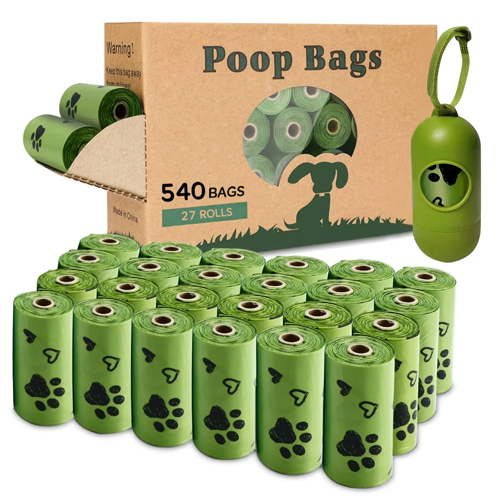Atacado fabricante feito sob encomenda biodegradável saco de resíduos animais de estimação saco de cocô do cachorro