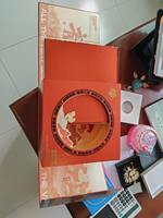 Boîte cadeau magnétique personnalisée de luxe, boîte en papier rigide à double ouverture avec laminage brillant