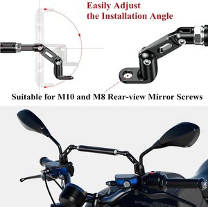 Bicyclette universelle aluminium CNC étendu levier de renforcement guidon de <span class=keywords><strong>moto</strong></span> renforcer la barre transversale - Product Image 5