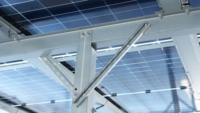 Système de montage solaire BIPV modulaire préfabriqué, étanche, en alliage zinc-aluminium-magnésium, garantie 25 ans, résistance au vent 56, non applicable