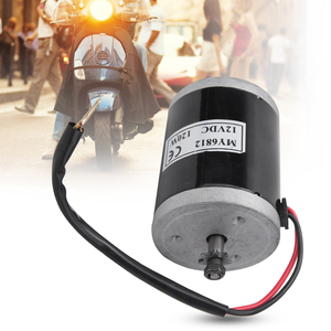 Motor MY6812 de CC de 150W/120W/100W 12V/24V de alta velocidad con polea de correa, motor de escobillas pequeño para scooter doble - Product Image 4