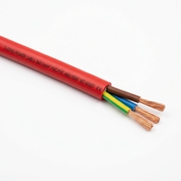 Cable de Alimentación de Bajo Voltaje de 3 Núcleos, Aislado con PVC Rojo, 1 KV/0.6 KV, 1.5mm2 2.5mm2 4mm2, Cobre Desnudo para Máquina de Soldar