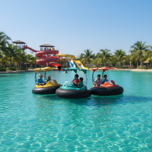 Prix usine électrique motorisé <span class=keywords><strong>gonflable</strong></span> enfants pare-chocs bateau forme animale jouets d'eau en fibre de verre Durable à vendre - Product Image 5