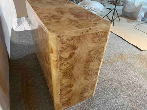 Cómoda Moderna de Lujo con 6 Cajones, Panel de MDF con Chapa de Madera, Color de Madera Personalizable y Acero Inoxidable para Muebles de Dormitorio - Product Image 5