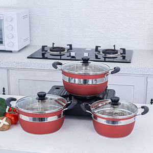 Cooking Pot Sets Kitcheware Kitchenware Kitchen <strong>Wear</strong> Ware Pan Pans Gadgets Stock Accessories <strong>Kichen</strong> Tools Cookware Set - Product Image 3