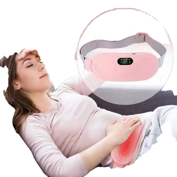 2023 Portable Thermal Heating Pad Therapy Menstrual Cramp Period Care Waist Massager Smart Menstrual Heating Pad