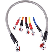 Línea de Freno Trenzada de Acero Inoxidable SAE J1401 con Componentes de Conexión para Motocicletas y Cuatrimotos