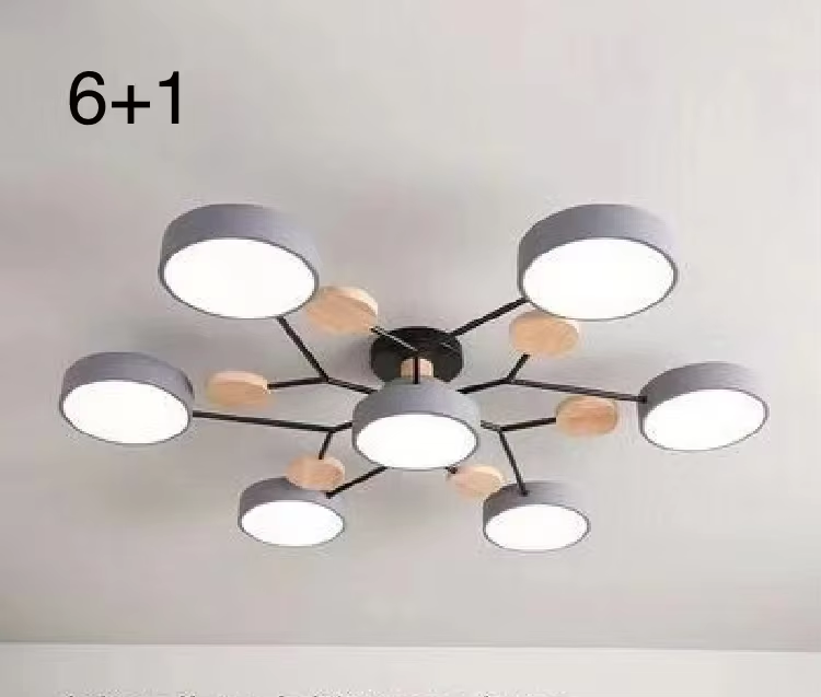 Dark Gray-7 Bulbs
