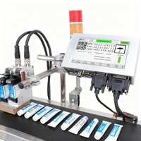 Máquina Codificadora de Fechas de Caducidad DOCOD T210E, Impresora de Inyección de Tinta Térmica en Línea TIJ Multi Idioma con 1-2 Cabezales de Impresión