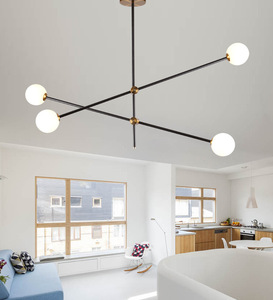 Or Moderne Lustres Plafond Luminaire Suspendu <span class=keywords><strong>spoutnik</strong></span> <span class=keywords><strong>lustre</strong></span> postmoderne Nordique Lampe suspendue moderne décor <span class=keywords><strong>lustre</strong></span> - Product Image 5