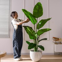 Plantes de palmiers artificielles de haute qualité, vente chaude, faux arbres réalistes en pot pour décoration intérieure et extérieure