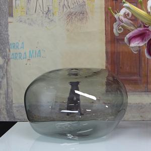 Grand abat-jour en verre de 320 mm, <span class=keywords><strong>luminaire</strong></span>, abat-jour, ouverture pour bricolage, <span class=keywords><strong>remplacement</strong></span>, ovale irrégulier, pierre - Product Image 5