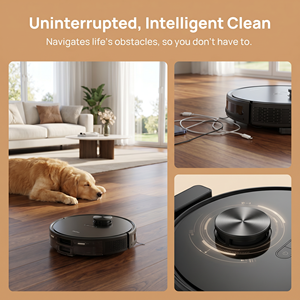 PX8 Robot Vacuum Cleaner 18000Pa Suction LDS Laser Navigation 3in1 Sweep <b>Mop</b> Robotic Cleaner with Smart Obstacle Avoidance - Product Image 5