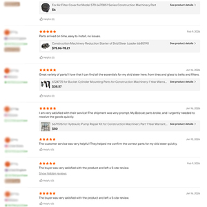 Pièces de machines de construction, turbocompresseur pour chargeuse sur pneus S630 S650, pièces de moteur 7008469 - Product Image 5