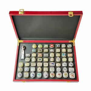 Amerikaanse Kampioenschap <span class=keywords><strong>Ring</strong></span> 57 Set Super Bol met 10cm Kleine Trofee Natuurlijke Steen 1966-2022 Fabriek Outlet - Product Image 1
