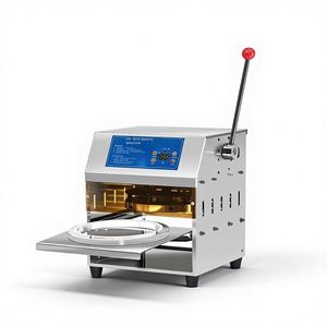 New Arrival Hand Press Manual <b>Aluminum</b> Foil Box Bowl Take-away Food Customizable Snack <b>Container</b> Cup Sealing Machine 161 110cm - Product Image 1