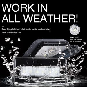 Éclairage <span class=keywords><strong>de</strong></span> plaque d'immatriculation LED 12V et 24V série LTL25 homologué EMARK CCC DOT, lampe <span class=keywords><strong>de</strong></span> plaque d'immatriculation 3/6 LED pour camion, <span class=keywords><strong>remorque</strong></span>, camping-car - Product Image 5