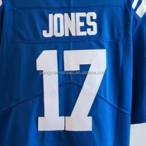 Sẵn sàng để tàu Tyler Warren Màu Xanh Hoàng gia chất lượng tốt nhất thêu khâu bóng đá Jersey - Product Image 4