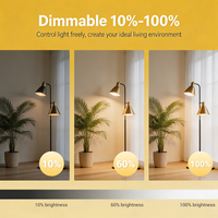Bombilla LED 5CCT con Interruptor DIP A19 E26 E27, 15W (Equivalente a 80W), 120V, Regulable, Iluminación para Sala de Estar, Dormitorio y Hogar