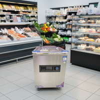 Machine de mise sous vide électrique à pression contrôlée 450TD pour fruits de mer, conservation des saveurs, usage commercial et domestique, en acier inoxydable 304
