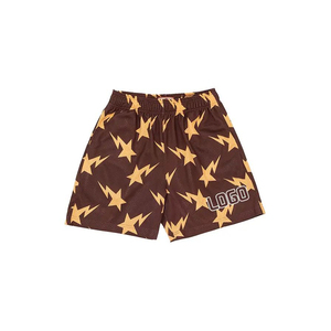 Bsci vente en gros de vêtements de sport mode de rue short de basket-ball d'entraînement sportif pour hommes avec poches zippées short de basket-ball pour hommes - Product Image 4