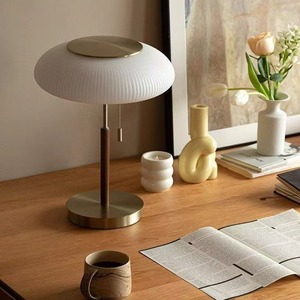 Lámpara de mesa con forma de hongo Matsutake, E27, LED, control táctil, cuida la vista, lámpara de noche para dormitorio, estudio, iluminación ambiental - Product Image 3