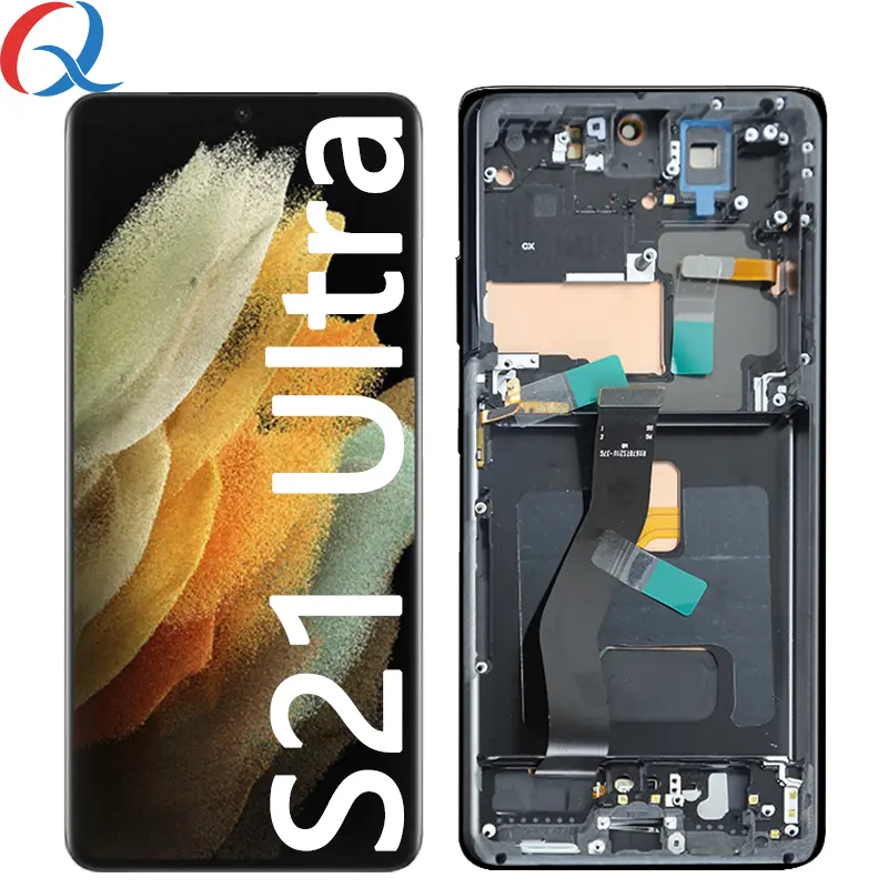Pantalla Samsung s21 ultra screen replacement Mobile Phone Lcds for samsung galaxy s21 ultra display for s21 ultra lcd