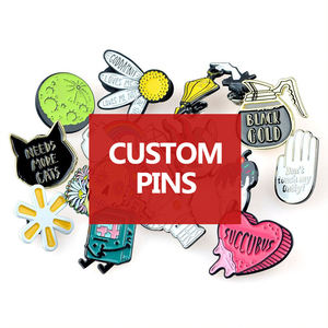 Alfileres de solapa de esmalte personalizables, grabado del Día Nacional del Fabricante de aleación de Zinc y hierro, logotipo troquelado fundido y suave duro - Product Image 1