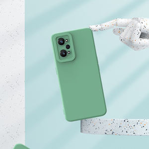 เหมาะสำหรับเคสโทรศัพท์ Neo2 realme GT <span class=keywords><strong>เคส</strong></span>ป้องกัน GTNeo5se สีทึบแบบเรียบง่ายมีเสน่ห์โซ่มือนักเรียน - Product Image 4