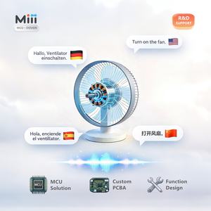 وحدة تحكم محرك BLDC وحل تطوير التحكم بالمعالج الدقيق للمروحة الذكية مع التعرف على الصوت بلغات متعددة - Product Image 1