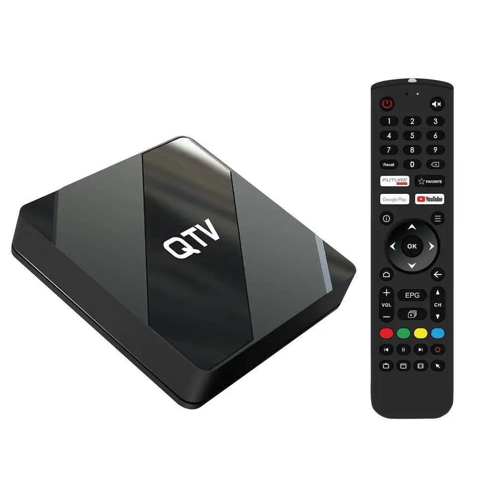New arrived Android 10.0 Set top Box Future online QTV IP TV BOX 2G RAM 8G ROM 2.4G 5G DUAL WIFI TV BOX With Future APP