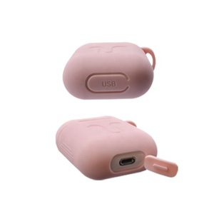 Accessoires pour écouteurs en silicone épaissi personnalisés, motif en relief, étuis pour écouteurs <span class=keywords><strong>sans</strong></span> <span class=keywords><strong>fil</strong></span>, housses compatibles avec AirPods 1 2 - Product Image 5