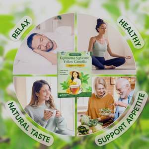 Té de Hierbas Secas de Camelia Amarilla de Vietnam NMPT Gymnema Sylvestre en Bolsitas Premium 2G, Ayuda a Inhibir la Absorción de Glucosa - Product Image 2