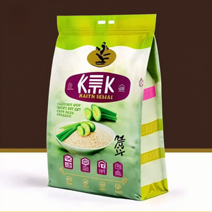 8 Seiten versiegelte laminierte Tasche Kaffee beutel mit flachem Boden Aluminium folie Steh beutel Aluminium folie mit Reiß verschluss - Product Image 4