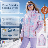 Veste de snowboard double planche pour femme Équipement de tourisme chaud du sud pour une utilisation en ski Veste de ski pour femme