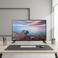 TV LED Smart 4K 50 inci Terbaru dengan Refresh Rate 60Hz, WiFi, Android, Google Custom Version, Harga Pabrik Hitam Diskon